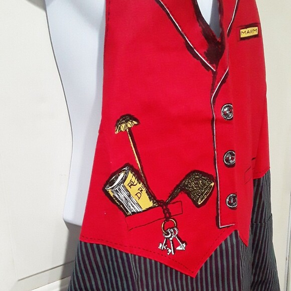 Vintage Apron German Beatrix  Apron, Train Conductor - Picture 2 of 11